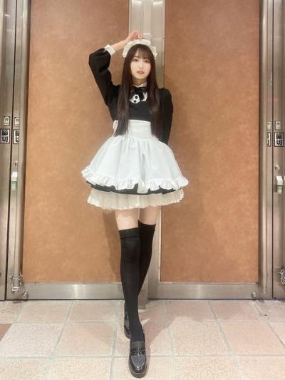 「SKE48のナナちゃん人形」野村実代（19）、メイド姿で圧倒的美脚披露！「ご主人様に立候補します」絶賛の声殺到