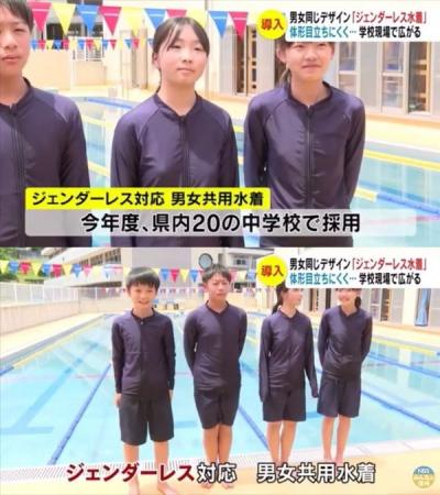 【画像】女子中学生の最新のスクール水着