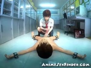 制服女子高生（JK）FEMDOMSM3Dエロアニメ】ノーパン痴女な ...