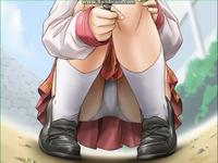 女子校生（JK）着エロアニメ】巨大化した女子高生のパンチラが迫力 ...