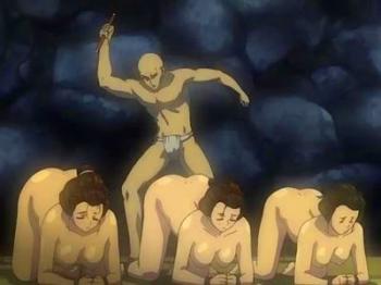 温泉宿の巨乳人妻が若い男二人に露天風呂で押し倒され、濃厚3Pで交互に中出しされながら何度も絶頂に達する！