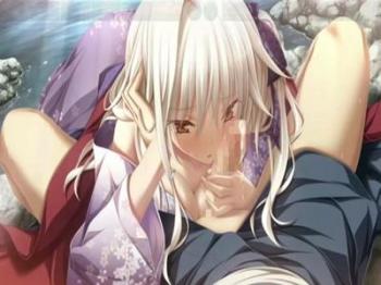 エロゲー 和服のロリ美少女が男の肉棒を取り出してパイズリフェラして濃厚ザーメンを搾り取ってくれる アニメエロタレスト