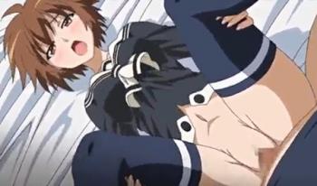エロアニメ ボーイッシュなjk彼女と制服着衣セックス アニメエロタレスト