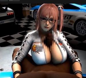 3dエロアニメ メガネの似合う巨乳レースクイーンが男をパイズリで射精させて顔射させてあげちゃいます アニメエロタレスト