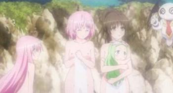 エロアニメ 超絶美少女たちと一緒に混浴温泉でラッキースケベがおき ...