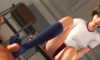 Porn]「同人作品」制服JKがブルマ姿で足コキしてくれたからブルマの ...