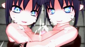 Porn]「同人作品」ロリ爆乳のサキュバスがダブルパイズリしてくれたん ...