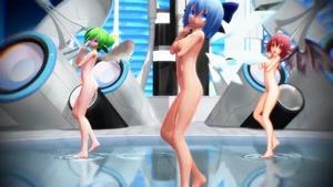貧乳パイパンロリコンMMD東方チルノ大妖精ミスティア3Dエロアニメ ...