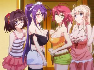 4人姉妹とハーレム5P生活でチンチン大勃起！ - エロアニメタレスト