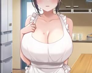 アニメエロタレスト セール 巨乳エプロン パイずり絞り